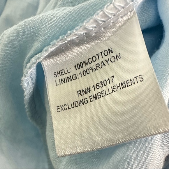 Princess Polly The Sting Mini Dress Size 8 Baby Blue - Picture 8 of 9